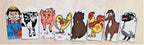 "OLD MCDONALD HAD A FARM" + STORY - Set of 8 finger puppets