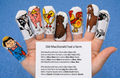 "OLD MCDONALD HAD A FARM" + STORY - Set of 8 finger puppets