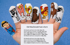 "OLD MCDONALD HAD A FARM" + STORY - Set of 8 finger puppets